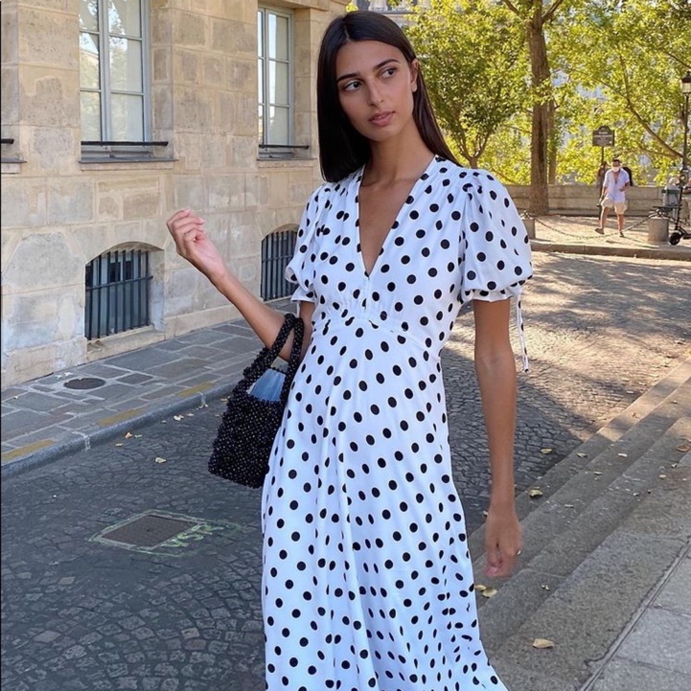 NWT FAITHFULL THE BRAND MEJIA MIDI DRESS